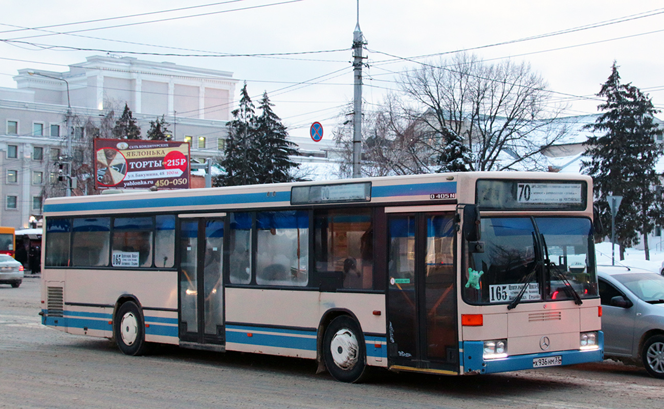 Пензенская область, Mercedes-Benz O405N2 № Х 936 НМ 33