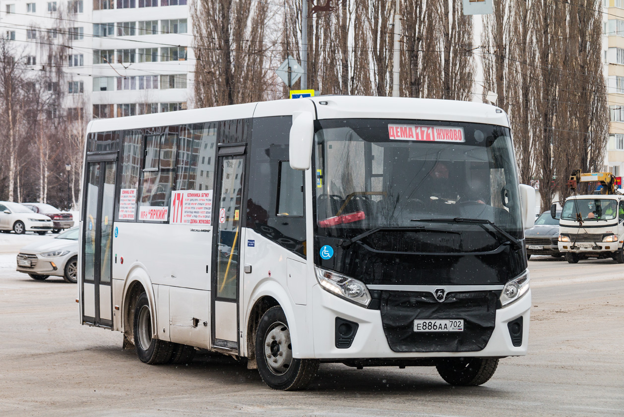 Башкортостан, ПАЗ-320435-04 "Vector Next" № Е 886 АА 702