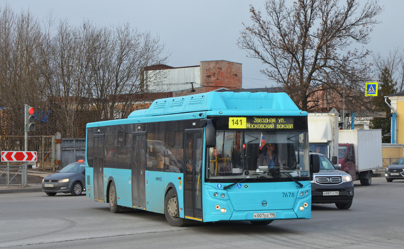 Санкт-Петербург, ЛиАЗ-5292.67 (CNG) № 7678