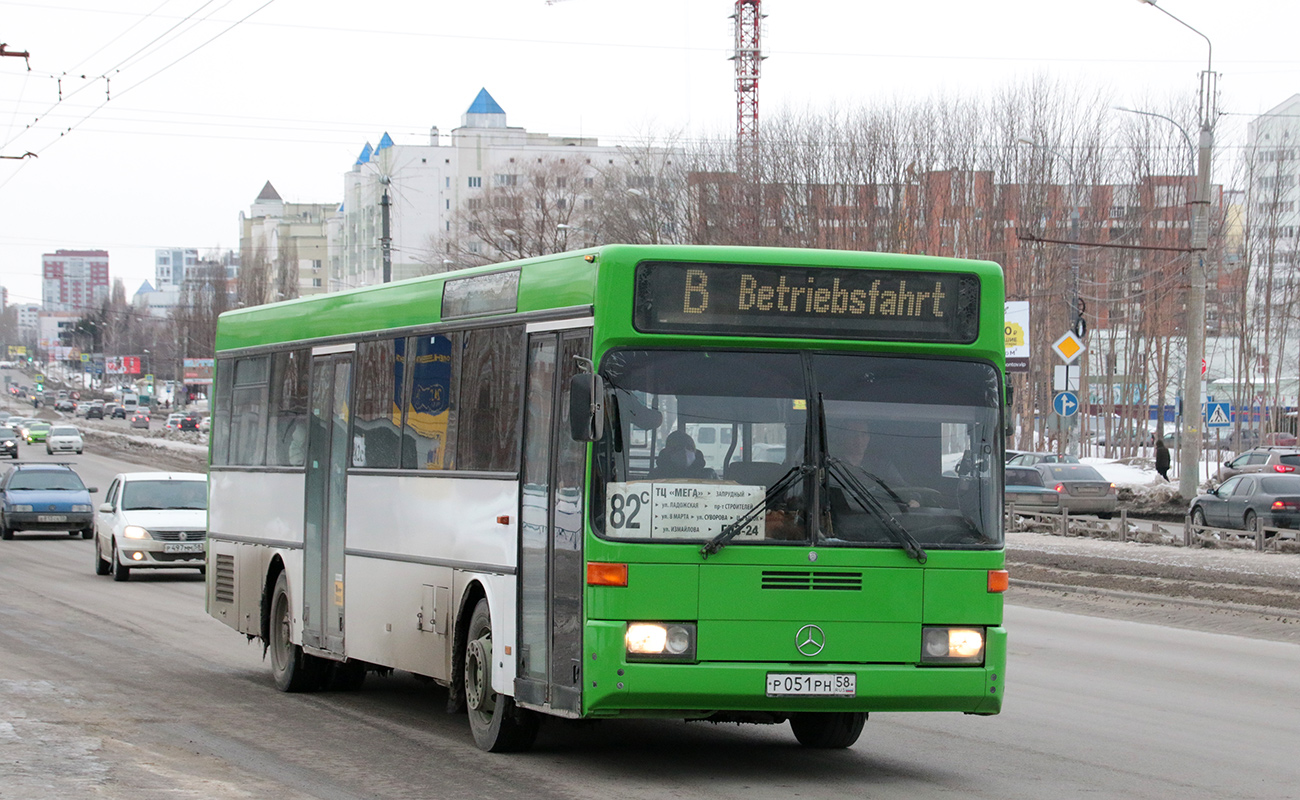Пензенская область, Mercedes-Benz O405 № Р 051 РН 58