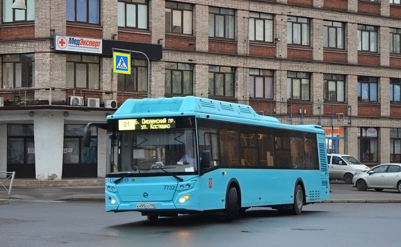 Санкт-Петербург, ЛиАЗ-5292.67 (CNG) № 7732