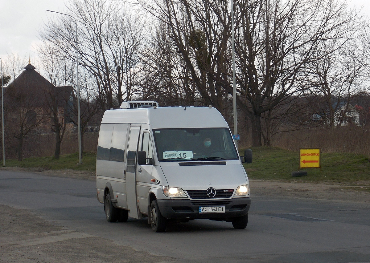 Волынская область, ToJo Sprinter № AC 1543 EI