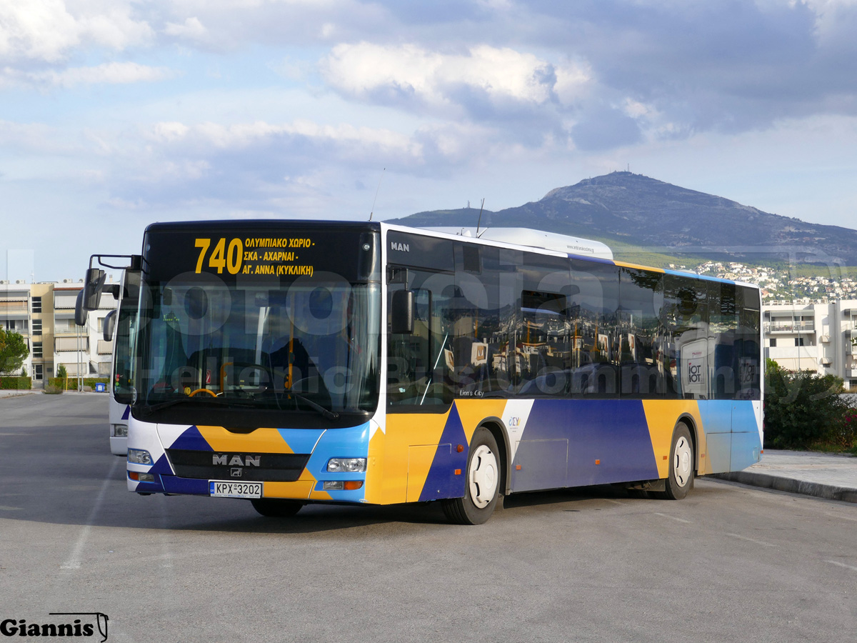 Греция, MAN A20 Lion's City Ü NÜ313 № 153