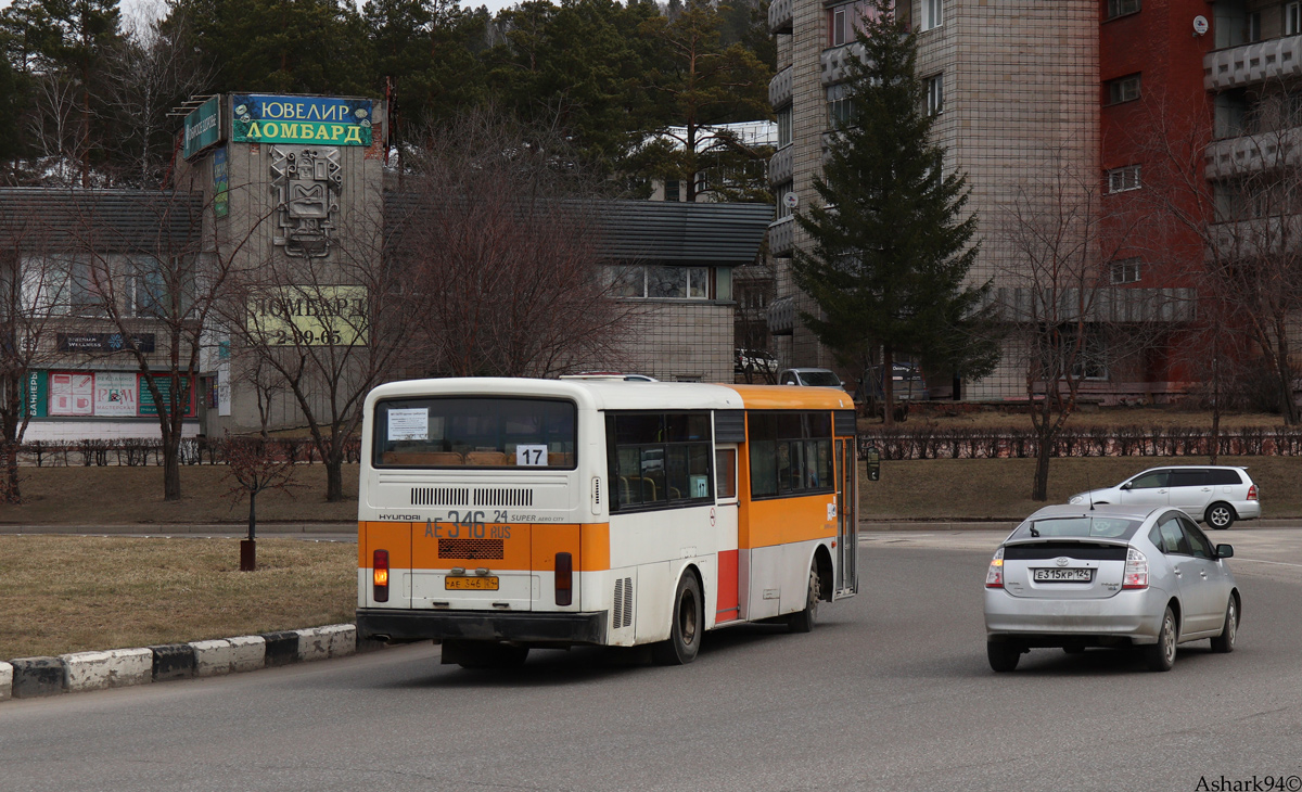 Красноярский край, Hyundai New Super AeroCity № АЕ 346 24