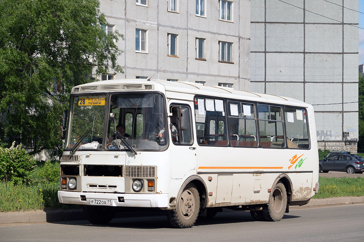 Коми, ПАЗ-32054 № Р 722 ОА 11