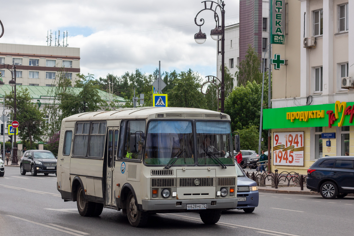 Тюменская область, ПАЗ-32053 № Н 628 МЕ 72