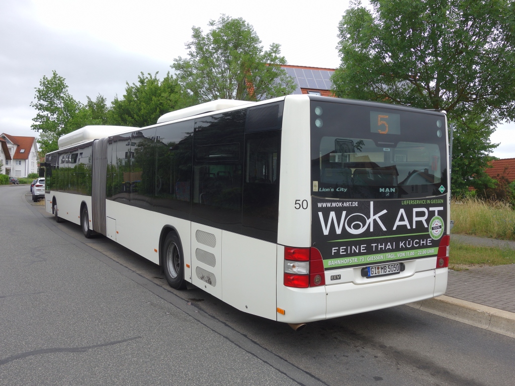 Гессен, MAN A23 Lion's City G NG313 CNG № 50