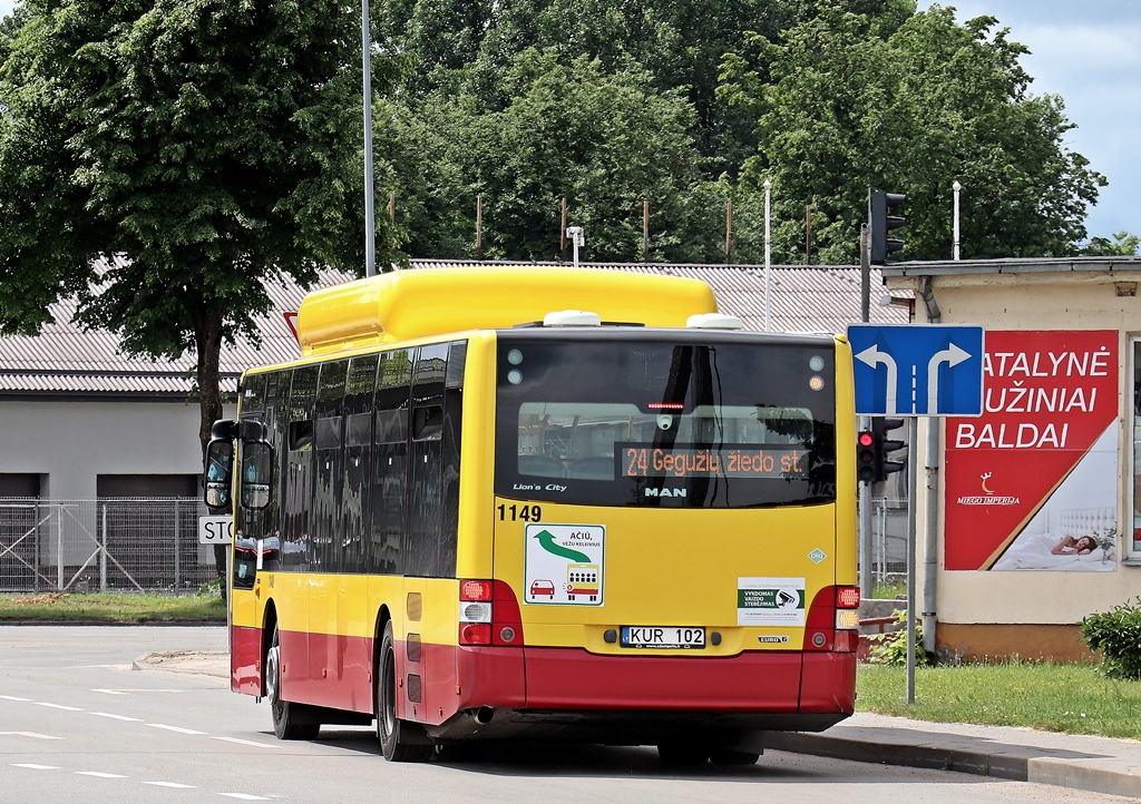 Литва, MAN A21 Lion's City NL273 CNG № 1149