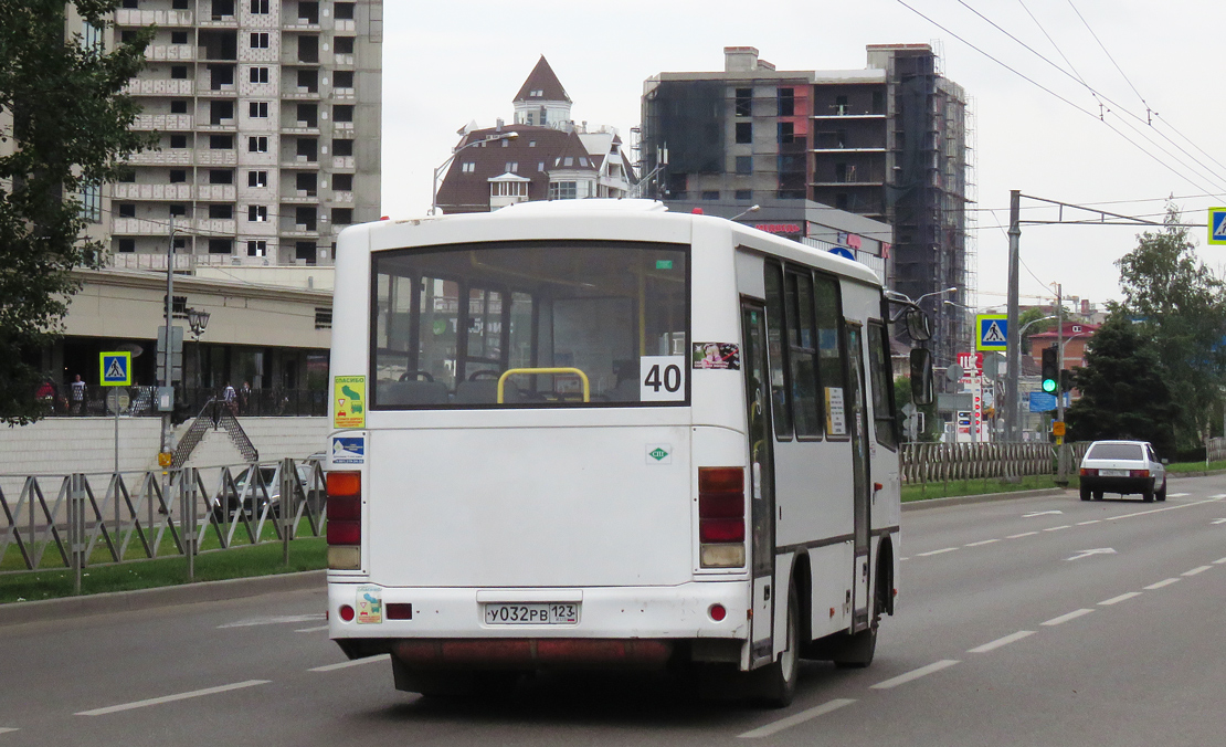 Краснодарский край, ПАЗ-320302-11 № У 032 РВ 123