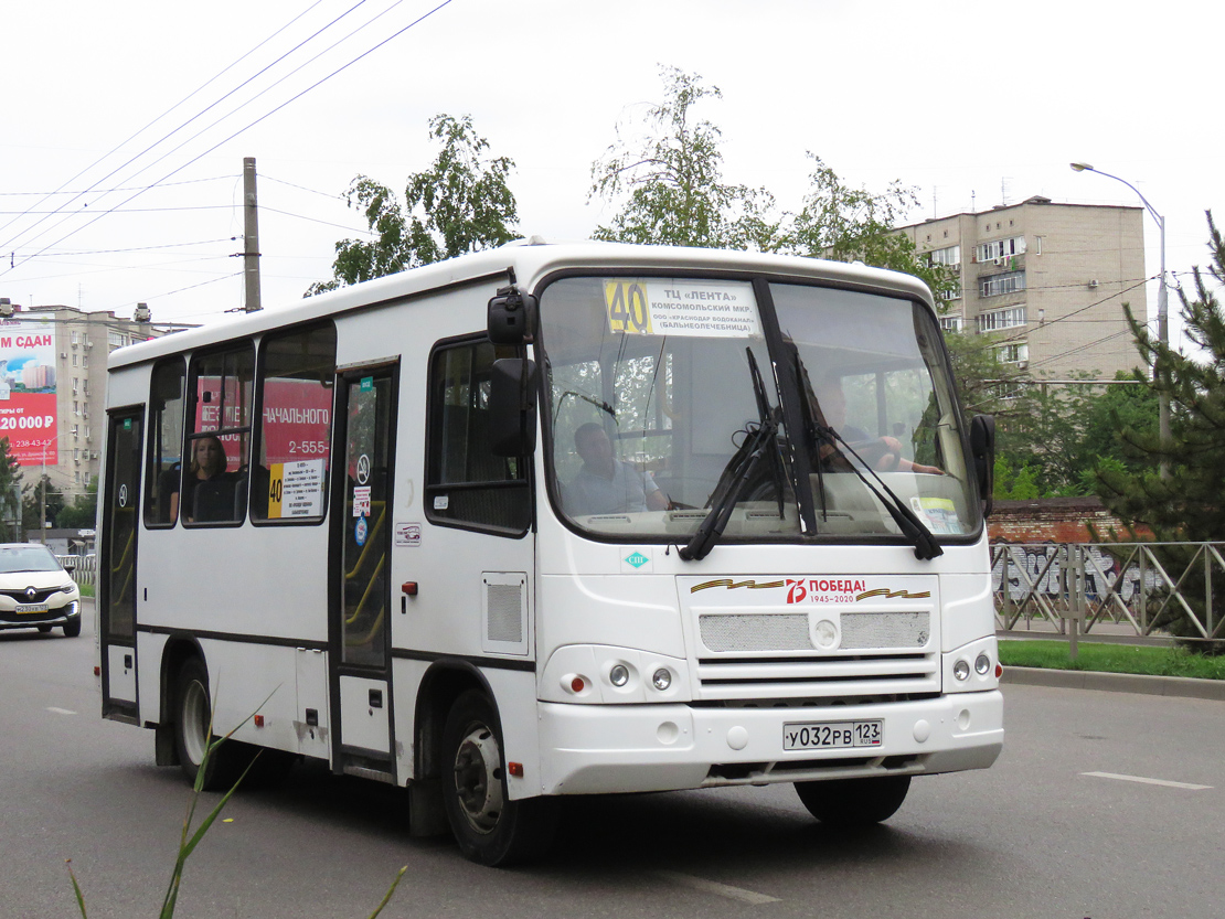 Краснодарский край, ПАЗ-320302-11 № У 032 РВ 123