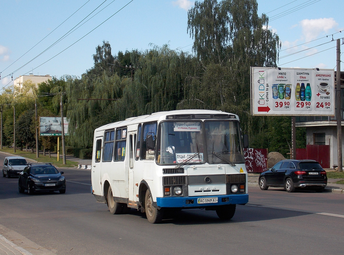 Волынская область, ПАЗ-32053 № AC 5949 AI