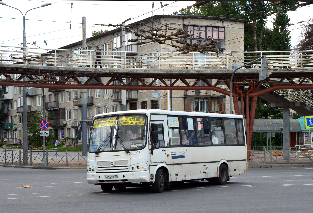 Санкт-Петербург, ПАЗ-320412-04 № 510