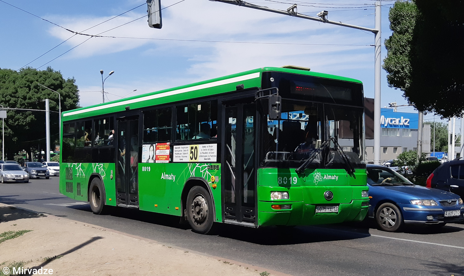 Алматы, Yutong ZK6108HGH № 8019
