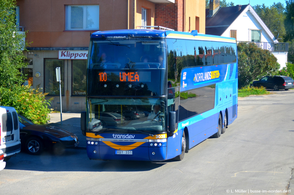 Швеция, Van Hool TD929 Astrobel № 3038