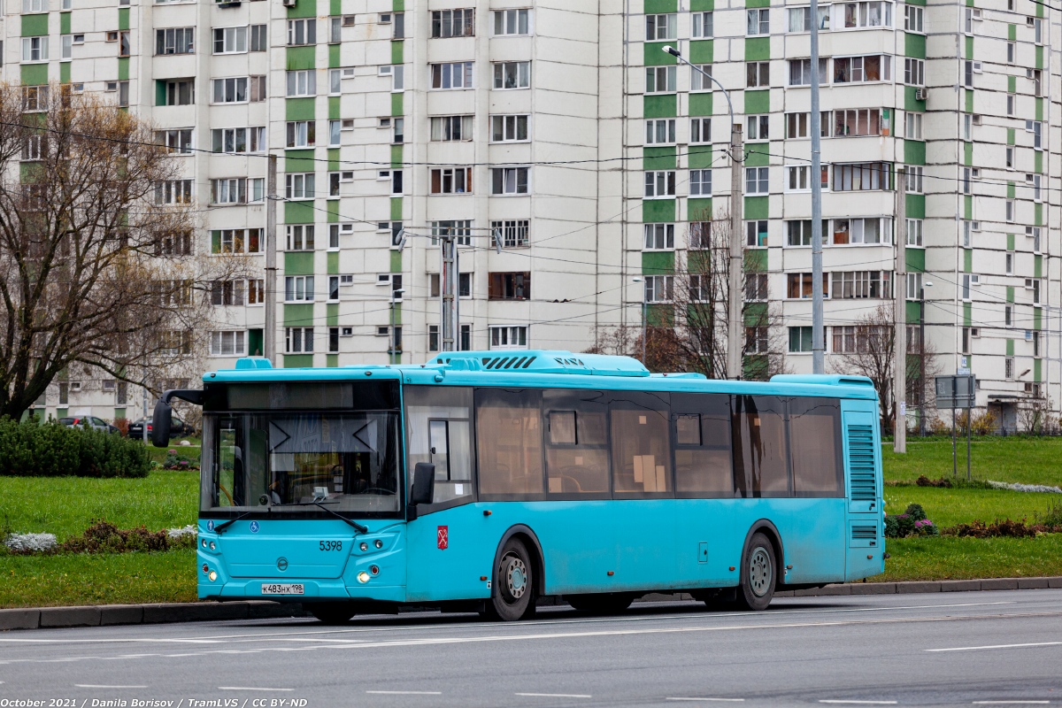 Санкт-Петербург, ЛиАЗ-5292.65 № 5398
