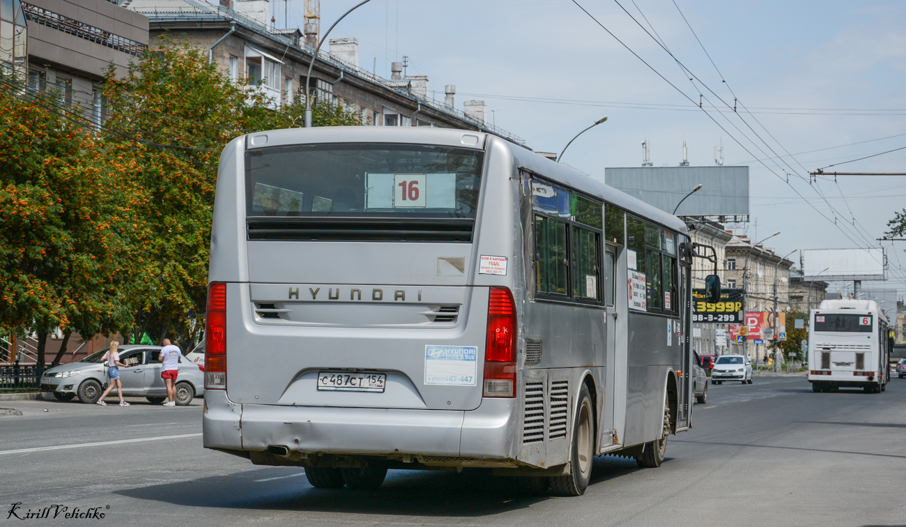 Новосибирская область, Hyundai New Super AeroCity 1F/L № С 487 СТ 154