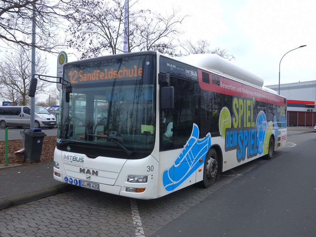 Гессен, MAN A21 Lion's City NL313 CNG № 30