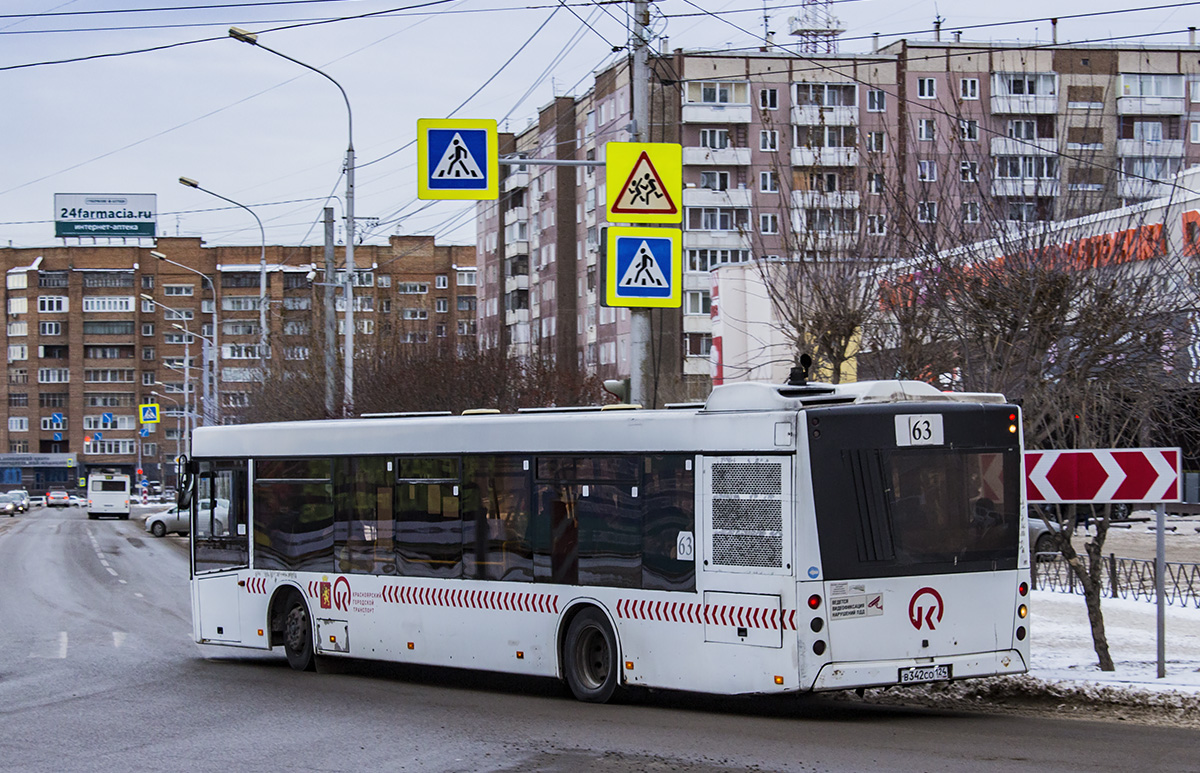 Красноярский край, МАЗ-203.068 № В 342 СО 124
