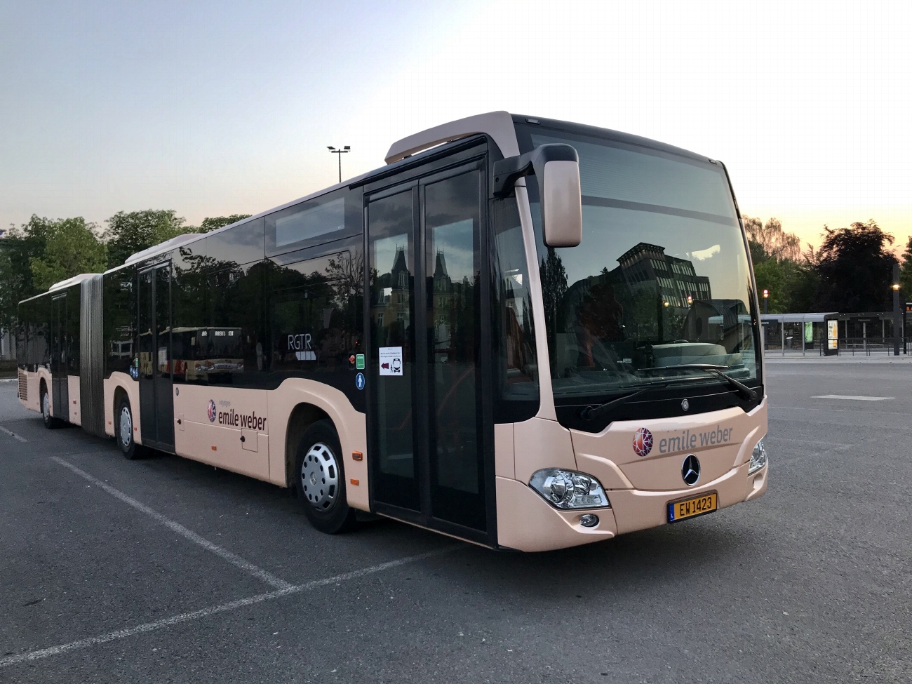 Люксембург, Mercedes-Benz Citaro C2 GÜ № EW 1423