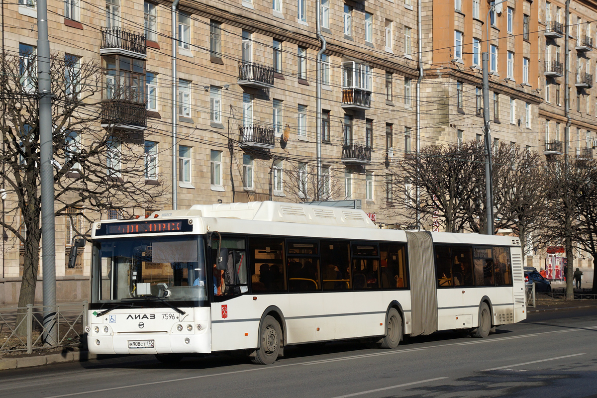 Санкт-Петербург, ЛиАЗ-6213.71 № 7596