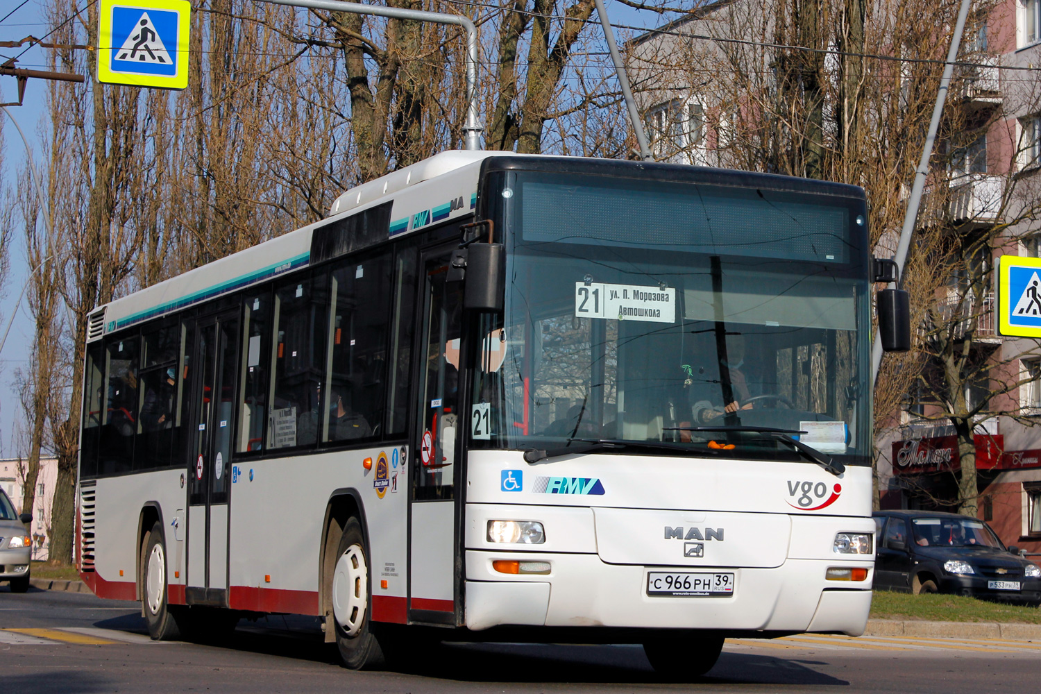 Калининградская область, MAN A78 Lion's City TÜ EL263 № С 966 РН 39