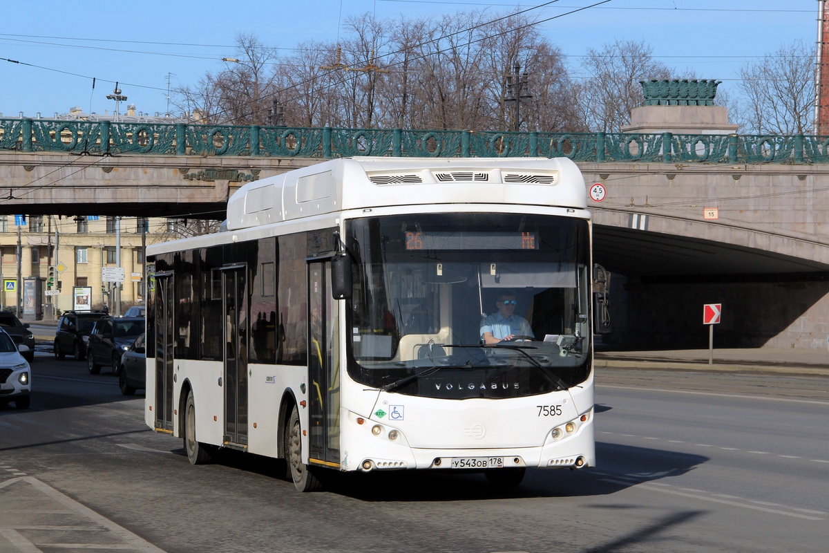 Санкт-Петербург, Volgabus-5270.G2 (CNG) № 7585