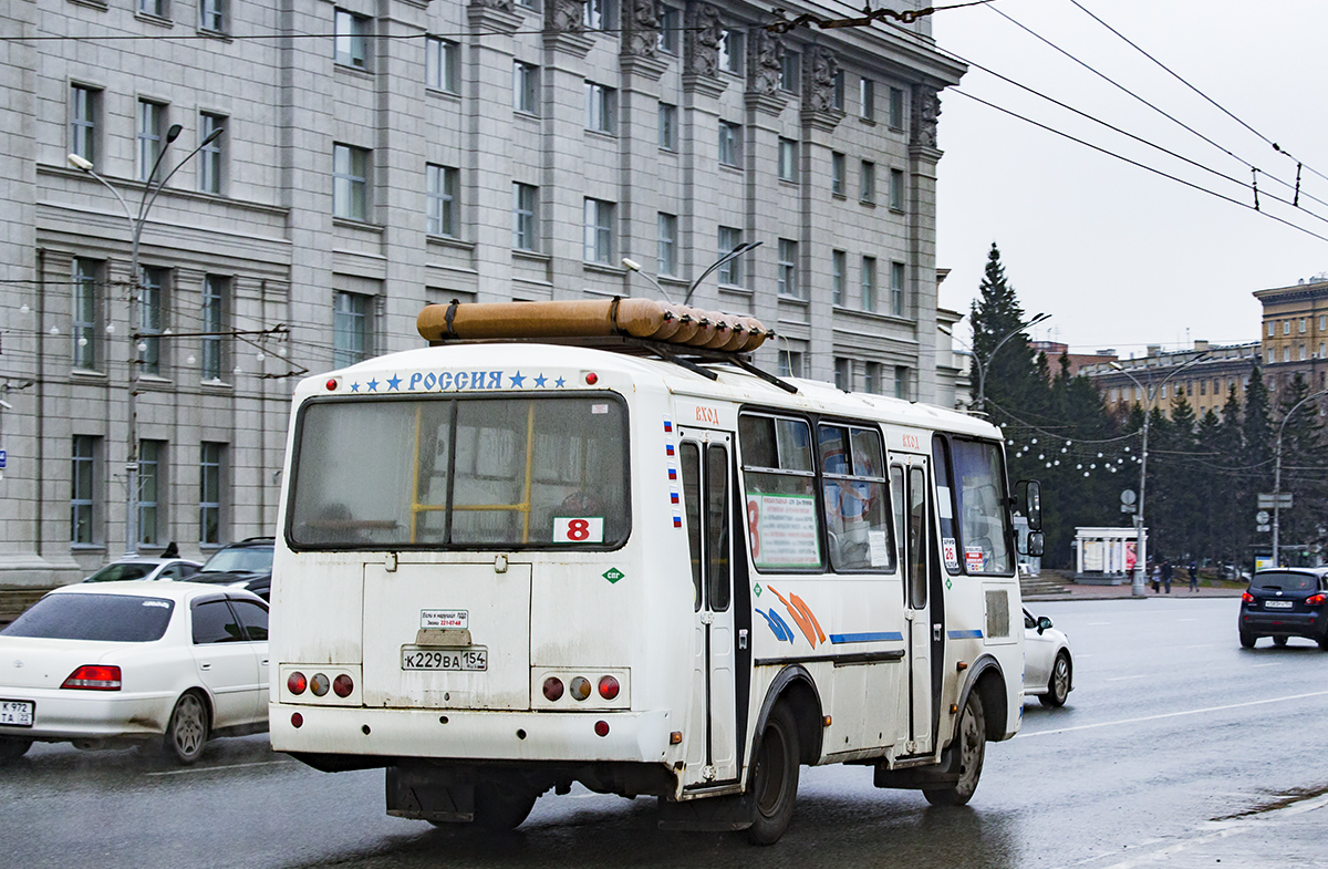 Новосибирская область, ПАЗ-32054 № К 229 ВА 154