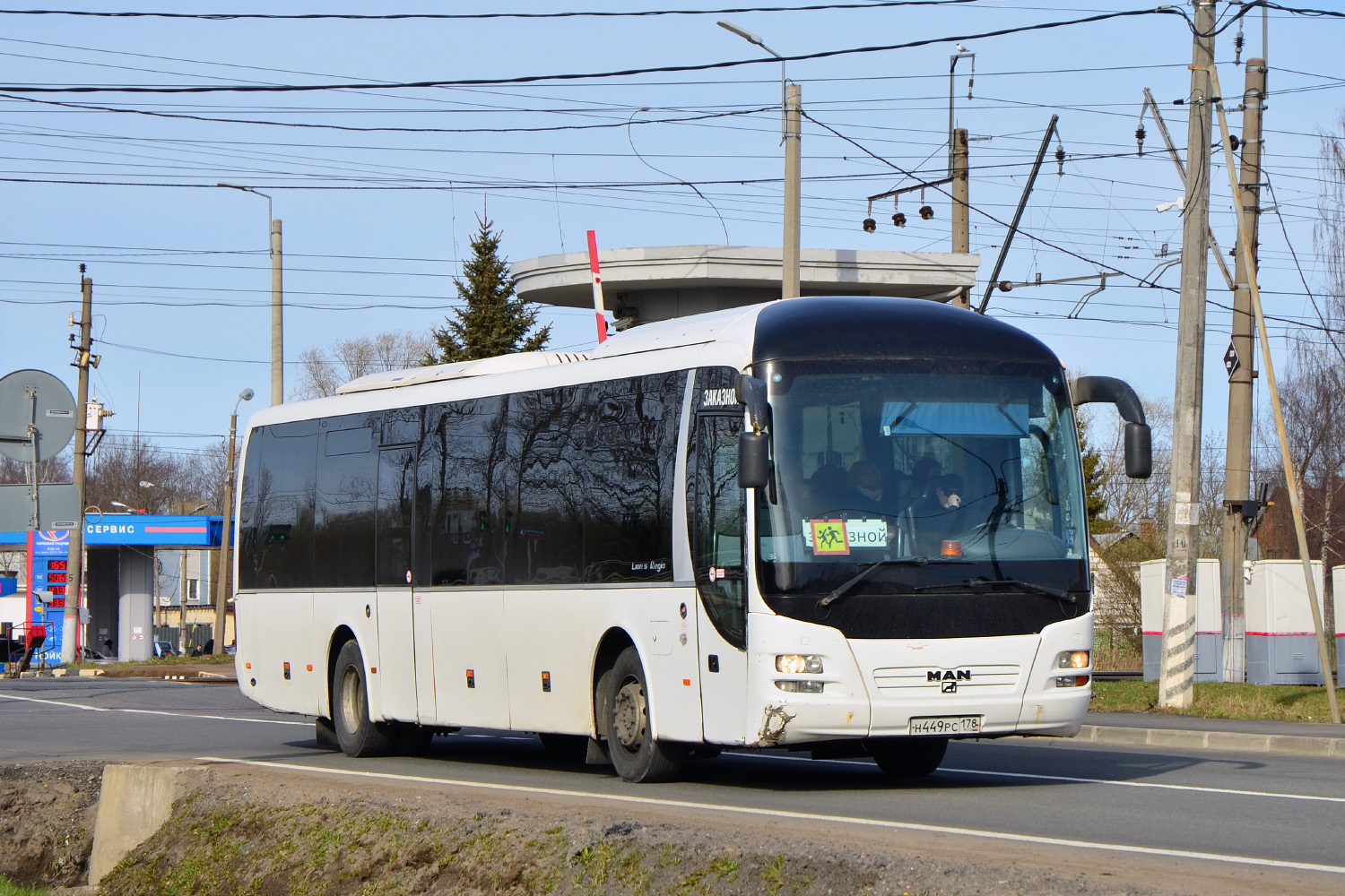 Санкт-Петербург, MAN R12 Lion's Regio ÜL314 № Н 449 РС 178
