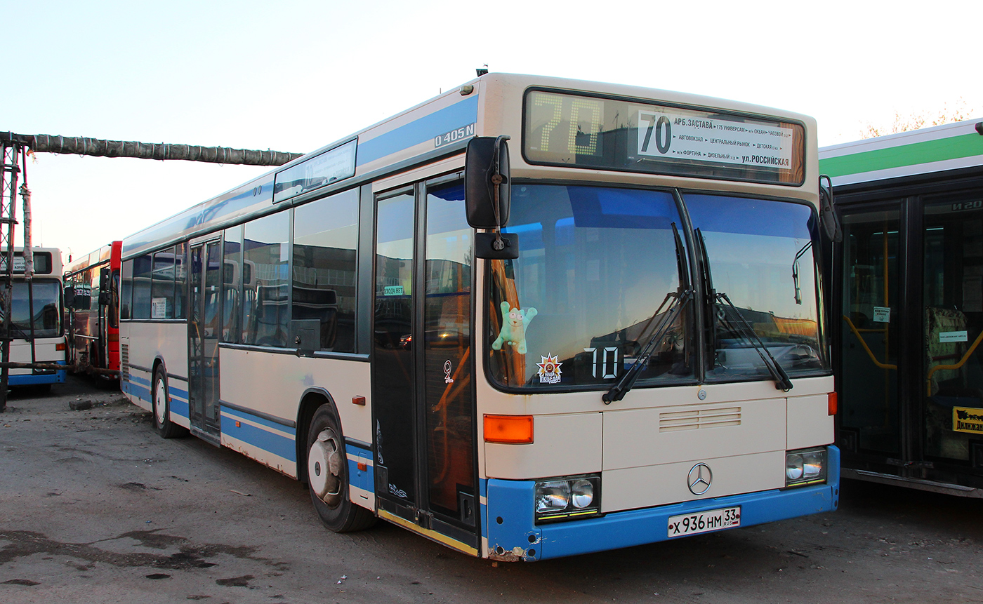 Пензенская область, Mercedes-Benz O405N2 № Х 936 НМ 33