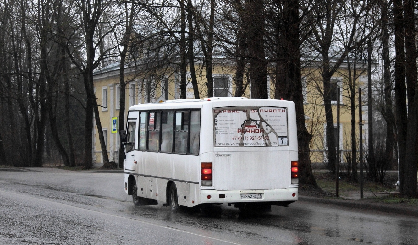 Ленинградская область, ПАЗ-320402-05 № О 842 НХ 47