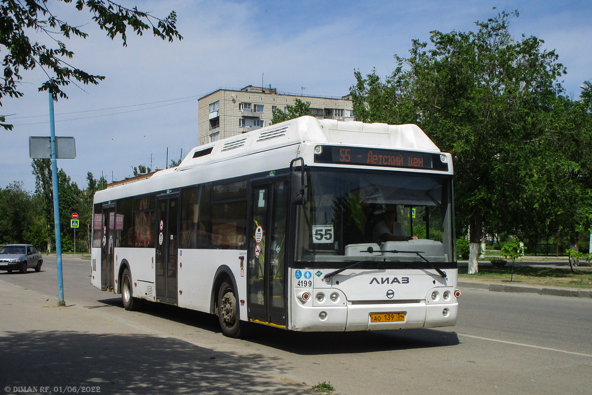 Волгоградская область, ЛиАЗ-5292.67 (CNG) № 4199
