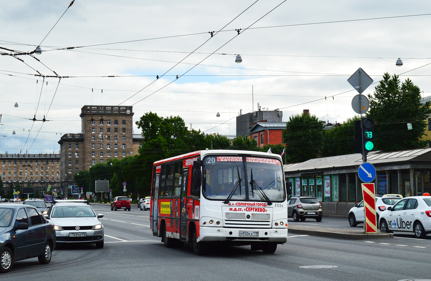 Санкт-Петербург, ПАЗ-320402-05 № n334