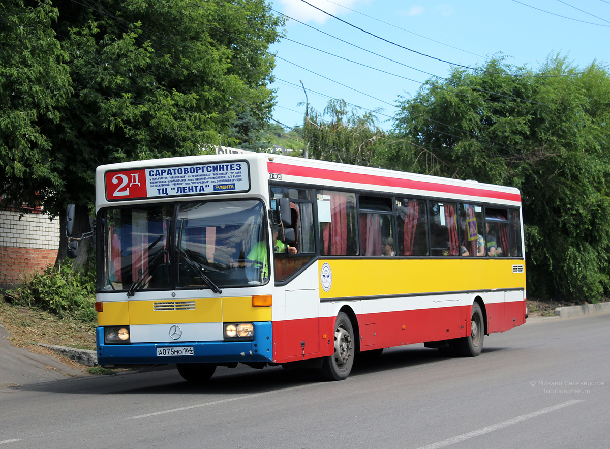 Саратовская область, Mercedes-Benz O405 № А 075 МО 164