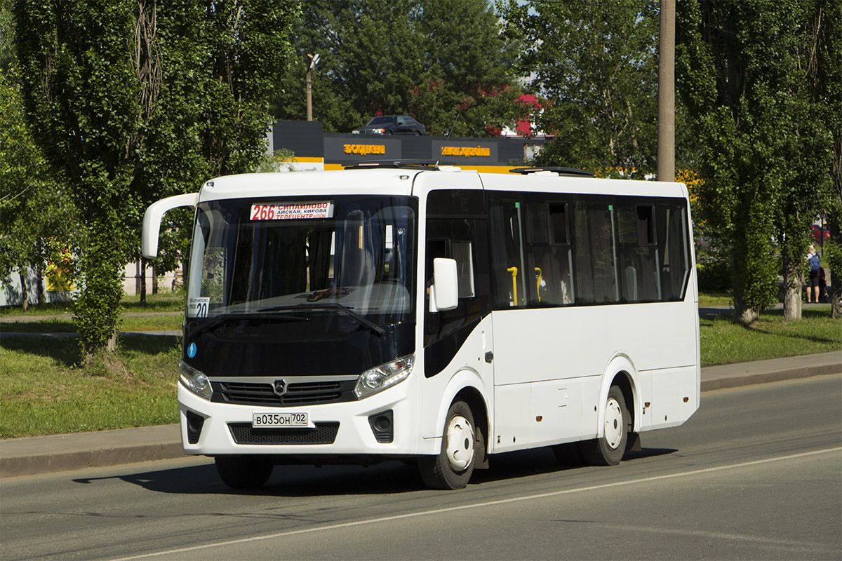 Башкортостан, ПАЗ-320405-04 "Vector Next" № В 035 ОН 702