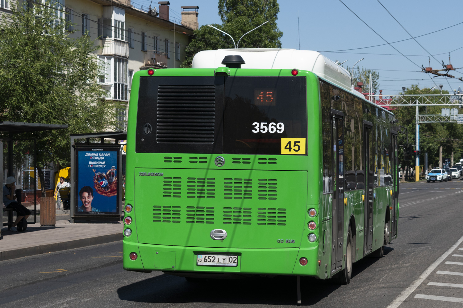 Алматы, Golden Dragon XML6125CN (Hyundai Trans Auto) № 3569