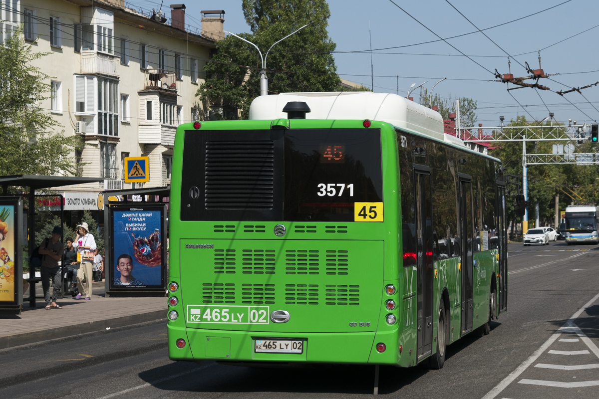 Алматы, Golden Dragon XML6125CN (Hyundai Trans Auto) № 3571