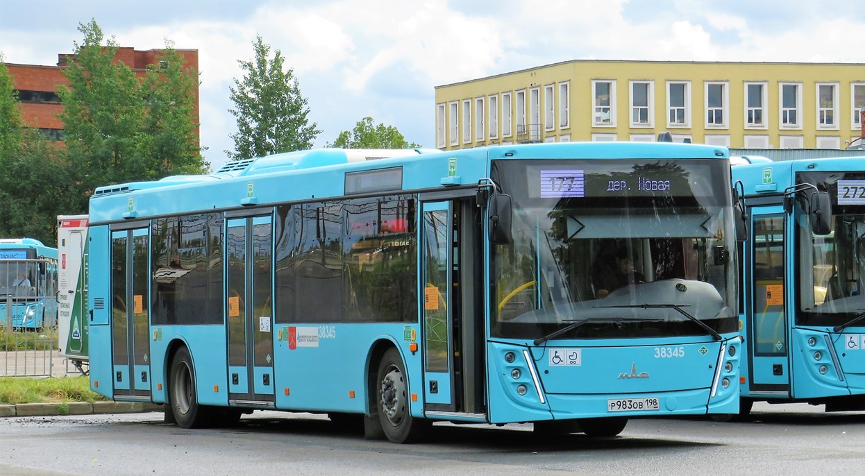 Санкт-Петербург, МАЗ-203.947 № 38345