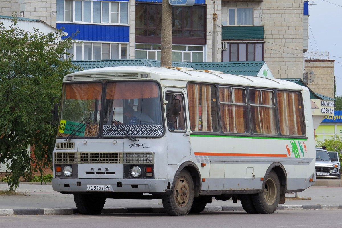Волгоградская область, ПАЗ-32054 № А 281 ХУ 34
