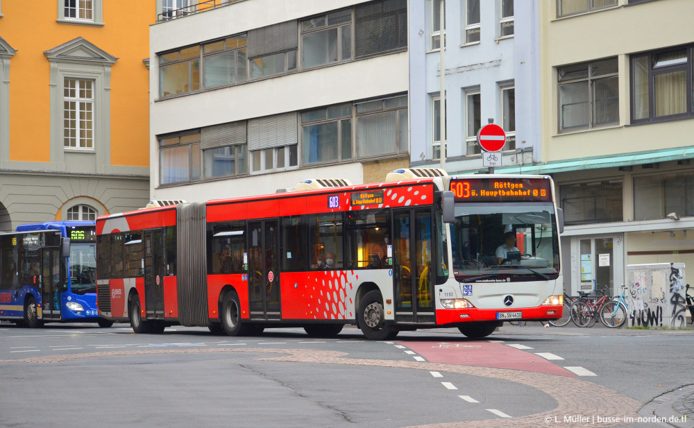 Северный Рейн-Вестфалия, Mercedes-Benz O530G Citaro facelift G № 1110