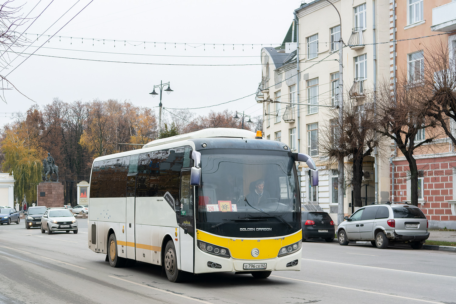 Рязанская область, Golden Dragon XML6957JR № Е 796 СЕ 62