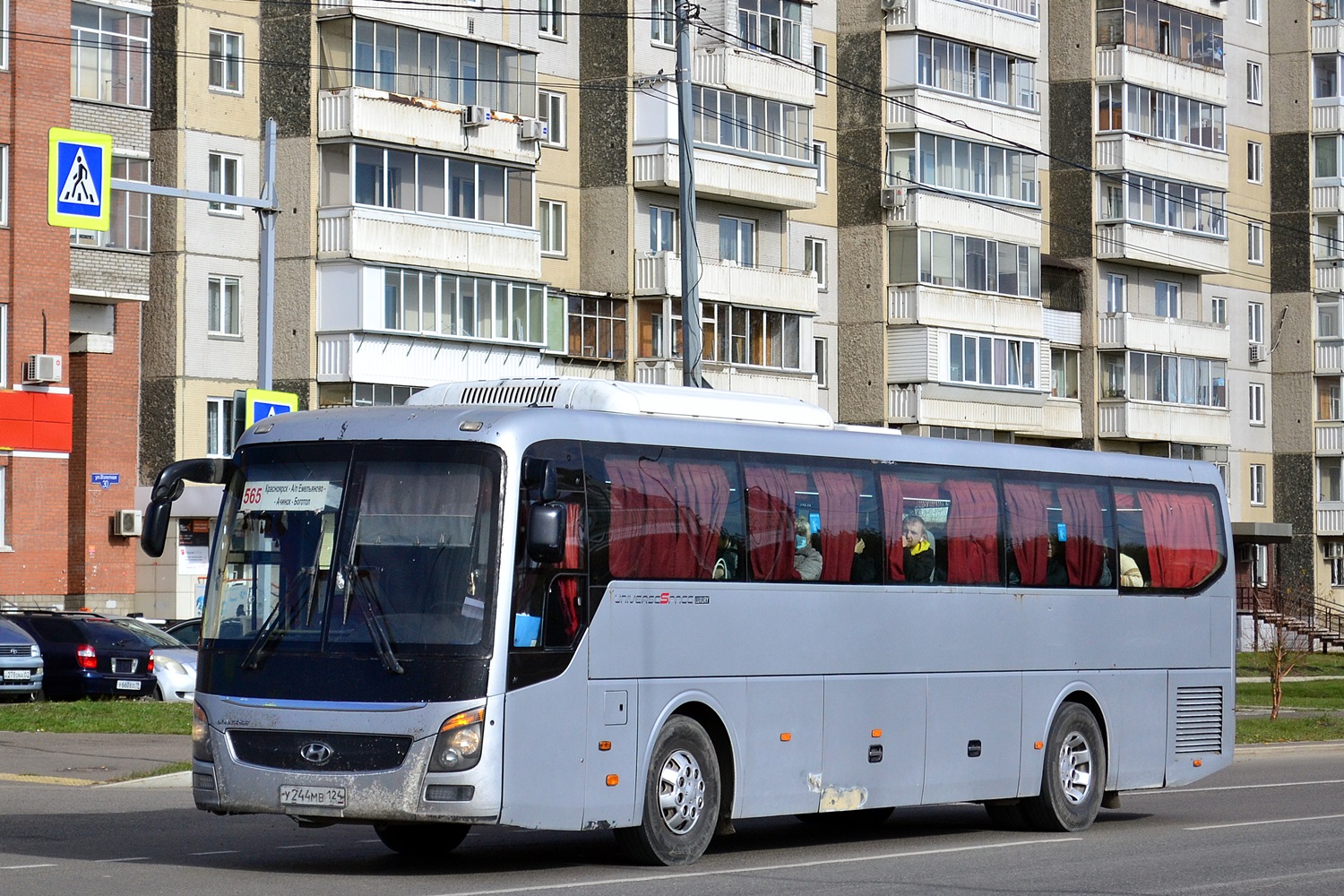 Красноярский край, Hyundai Universe Space Luxury № У 244 МВ 124