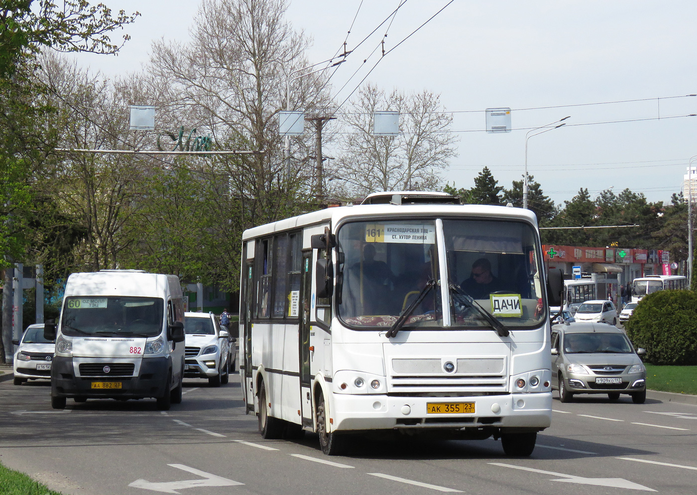 Краснодарский край, IRITO-Ducato L4H2 (Z8P) № АА 882 23; Краснодарский край, ПАЗ-320412-10 № АК 355 23