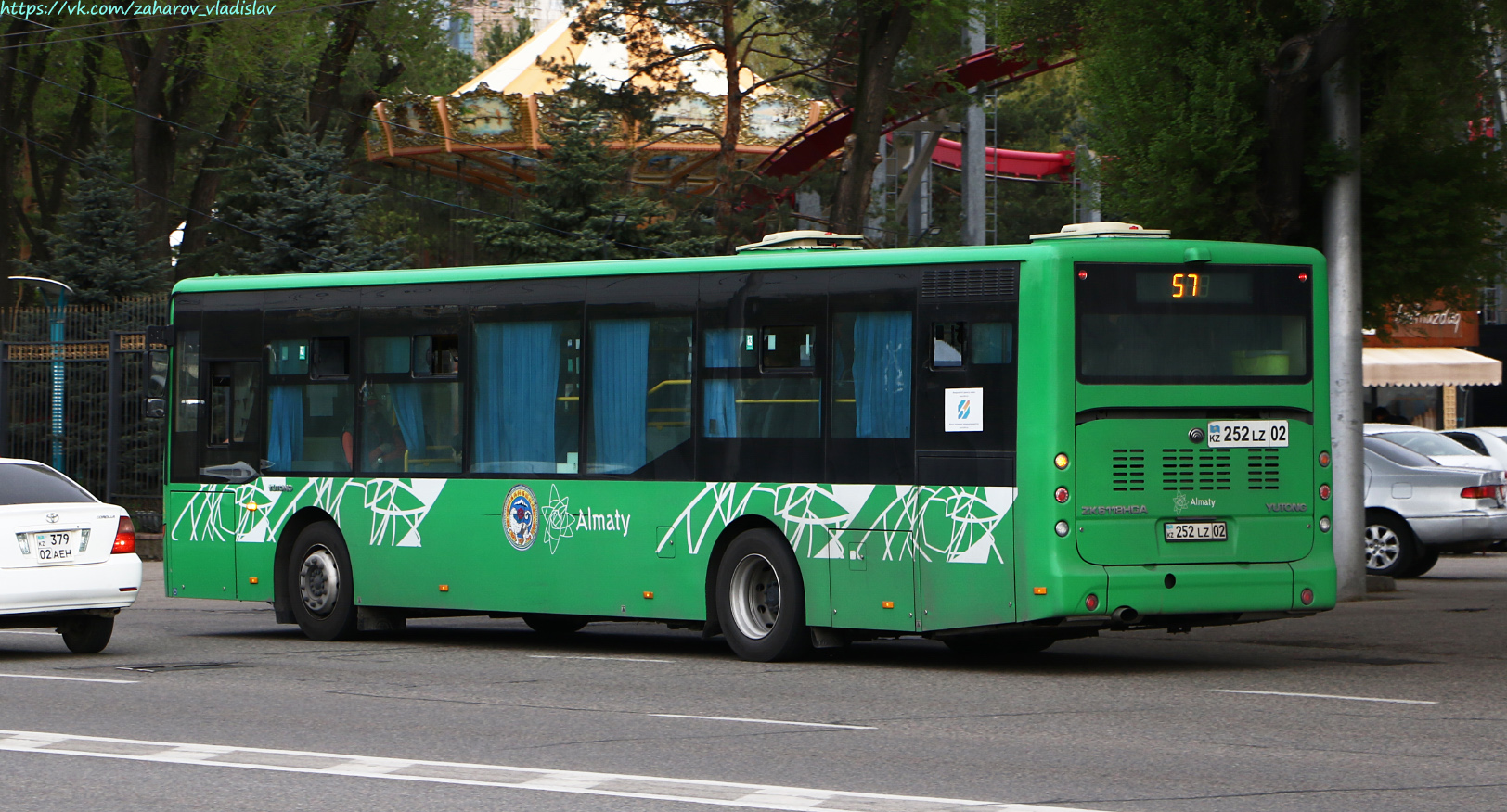 Алматы, Yutong ZK6118HGA (СарыаркаАвтоПром) № 252 LZ 02
