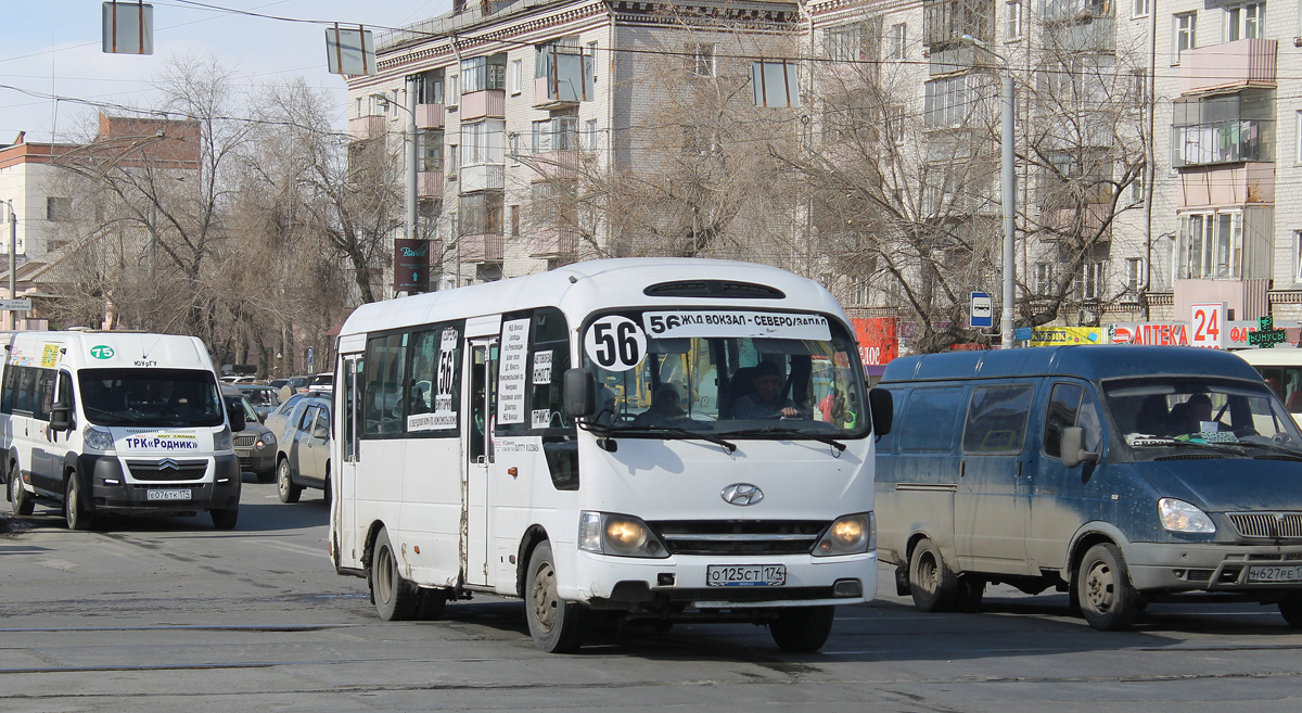 Челябинская область, Hyundai County Kuzbass № О 125 СТ 174