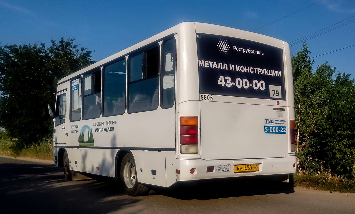 Волгоградская область, ПАЗ-320302-11 № 9805