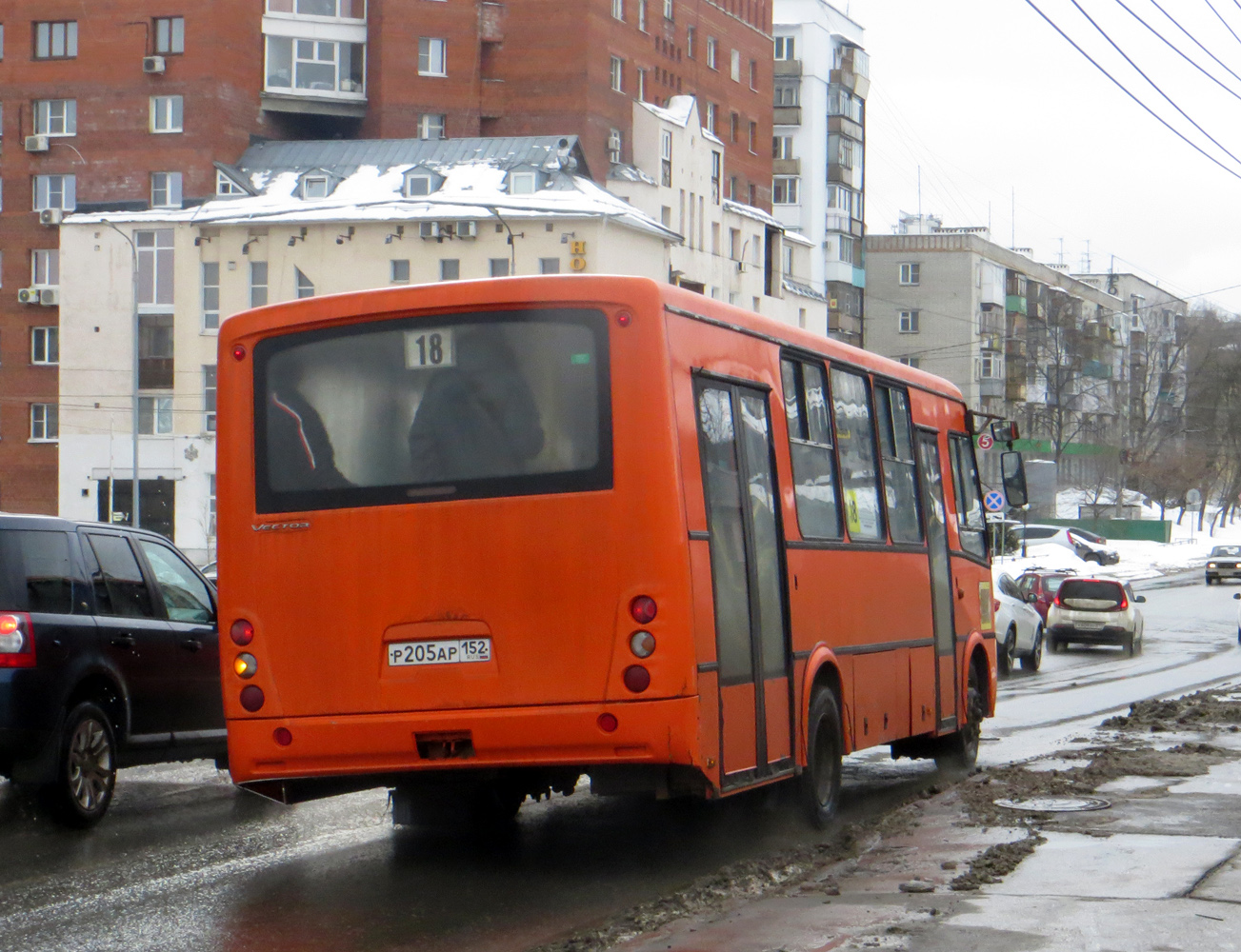 Нижегородская область, ПАЗ-320414-05 "Вектор" № Р 205 АР 152