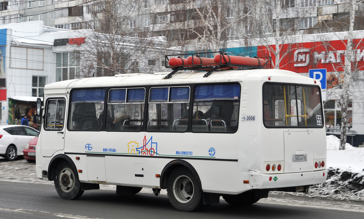 Омская область, ПАЗ-32054 № 3006