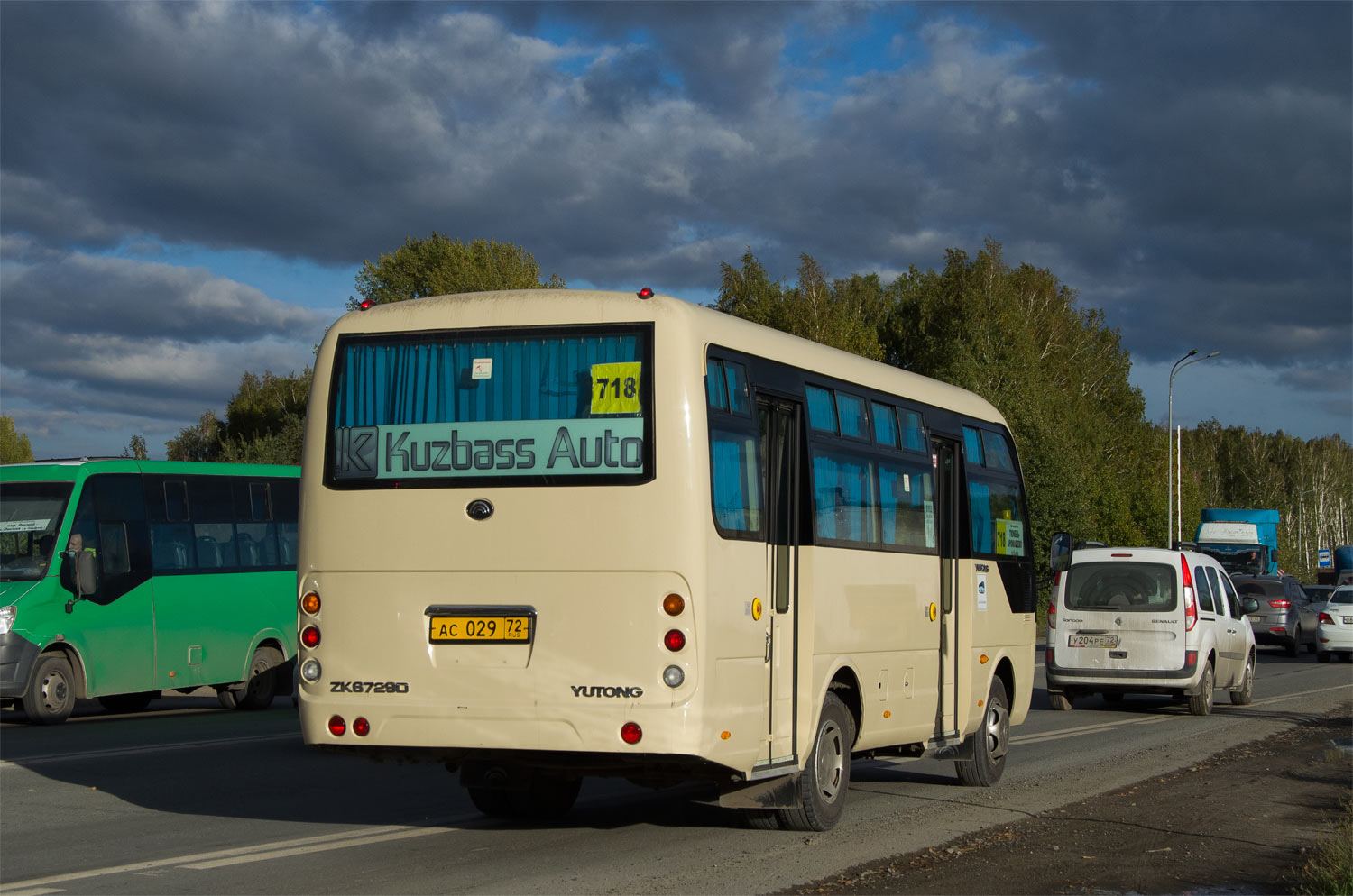 Тюменская область, Yutong ZK6729D (КузбассАвто) № АС 029 72