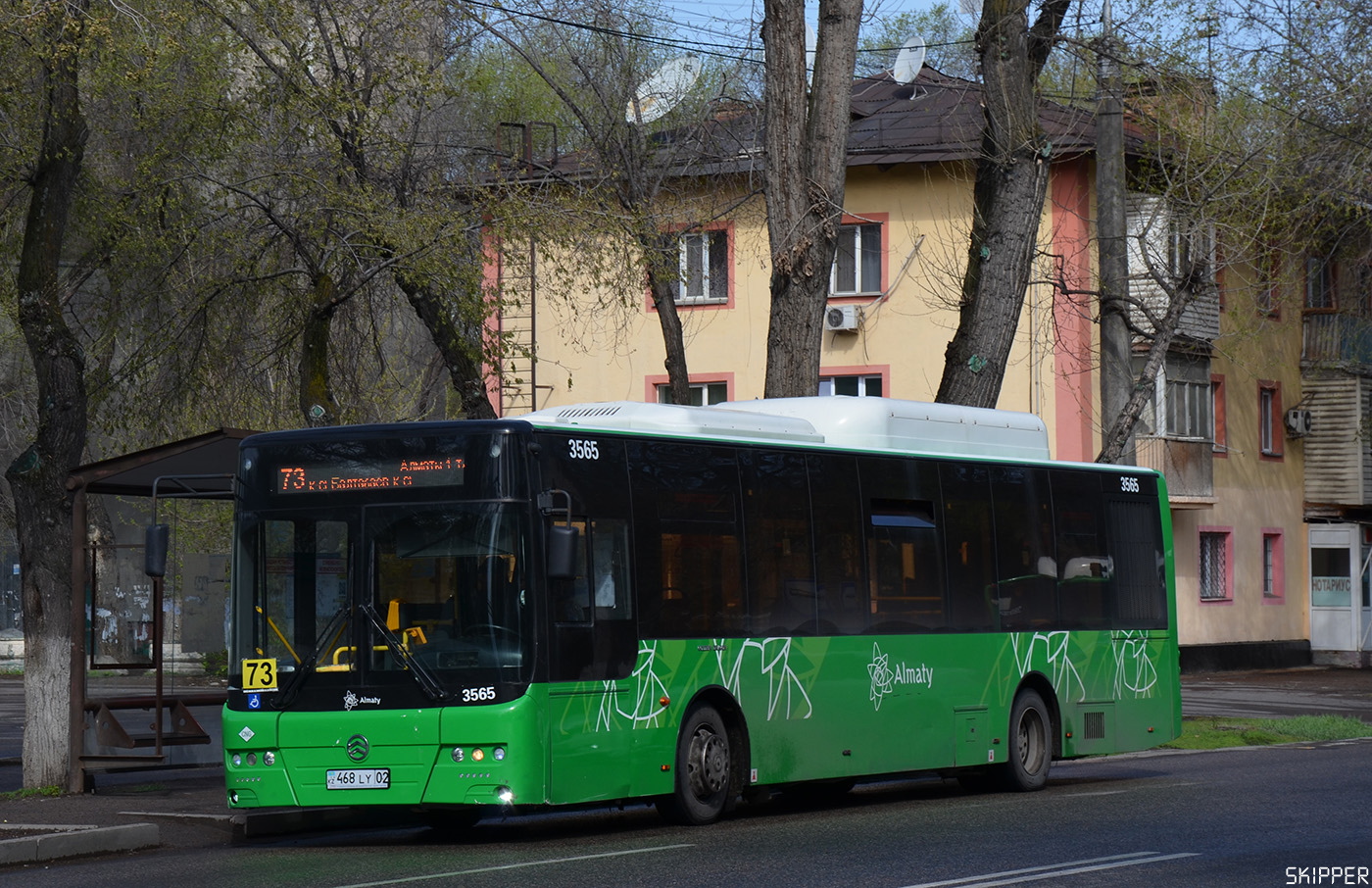 Алматы, Golden Dragon XML6125CN (Hyundai Trans Auto) № 3565
