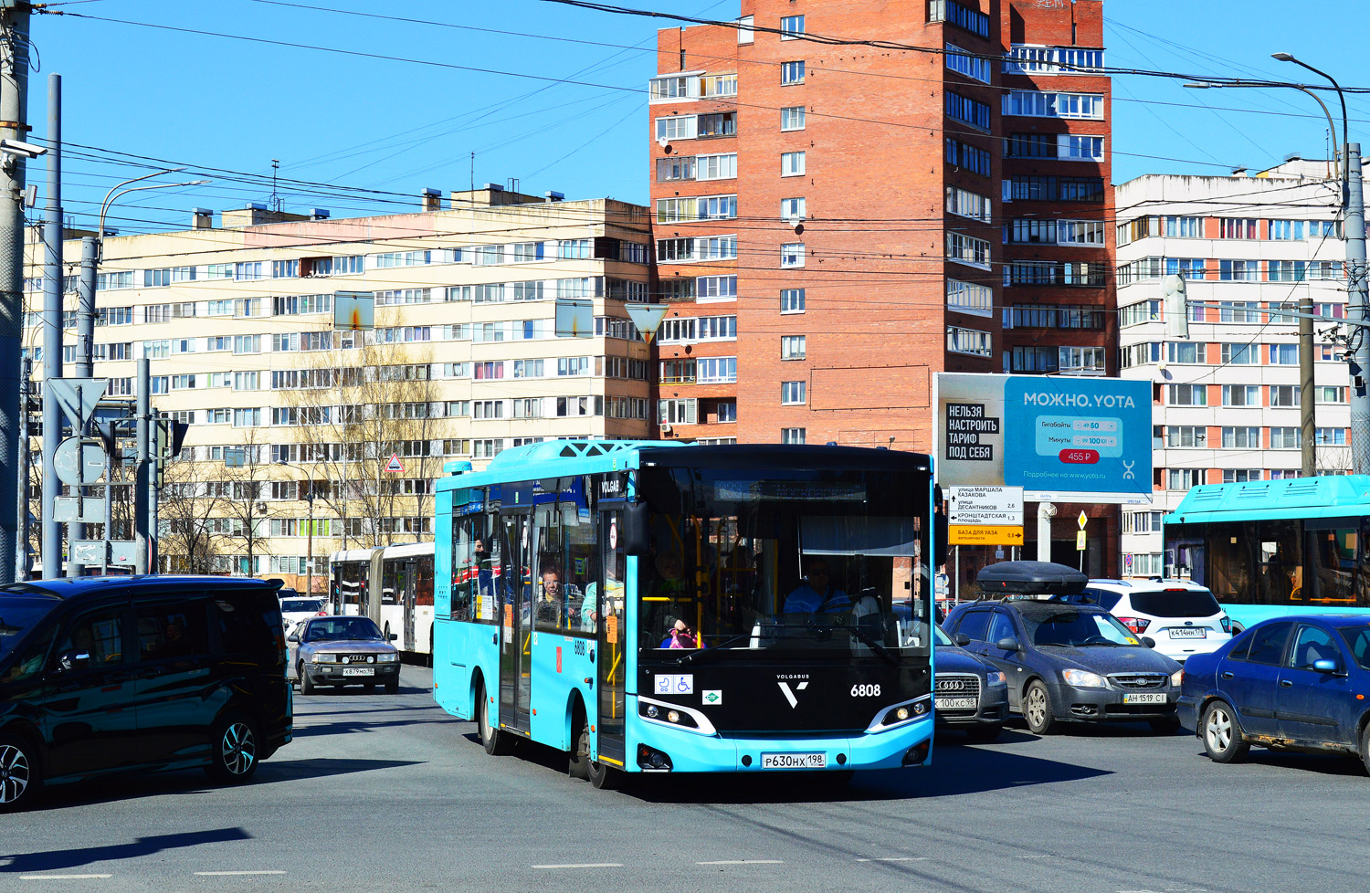 Санкт-Петербург, Volgabus-4298.G4 (LNG) № 6808